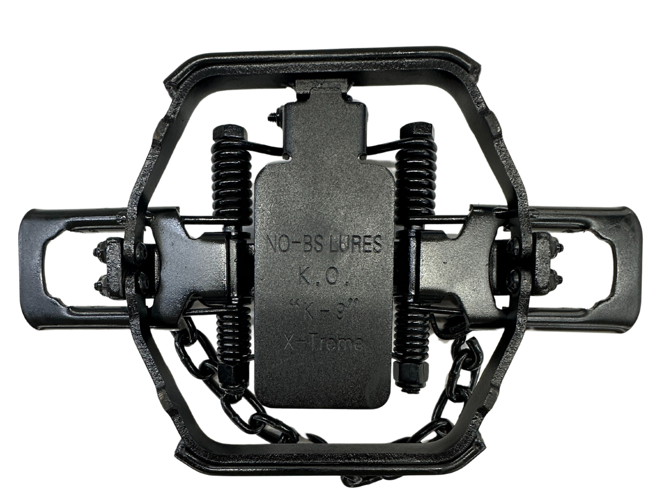 NO-BS K-9 X-Treme Junior Coil Spring Trap - Offset - Laminated - 4 Coiled